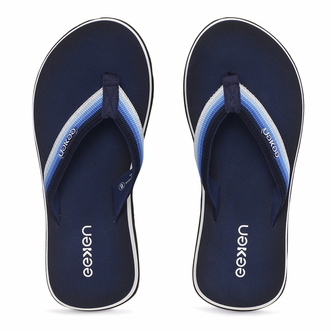 Flip Flop Slippers Eeken EFBGO2402S Navy Lightweight Washable Dailywear Durable Flip Flops For Men