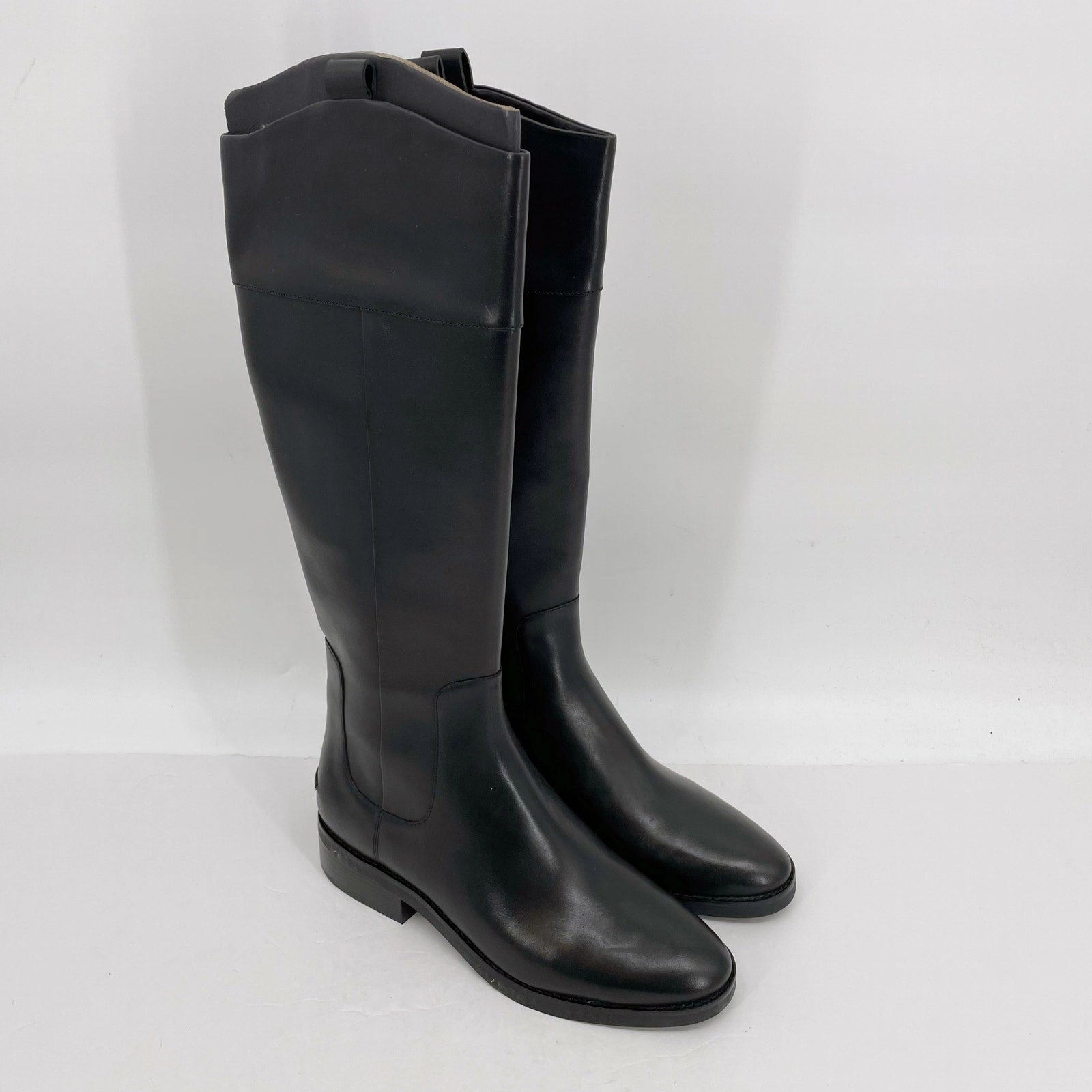 Cole Haan Womens Hampshire Knee High Boot US 6 B EU 36 Black Leather NIB Fergalicious Boots Knee High