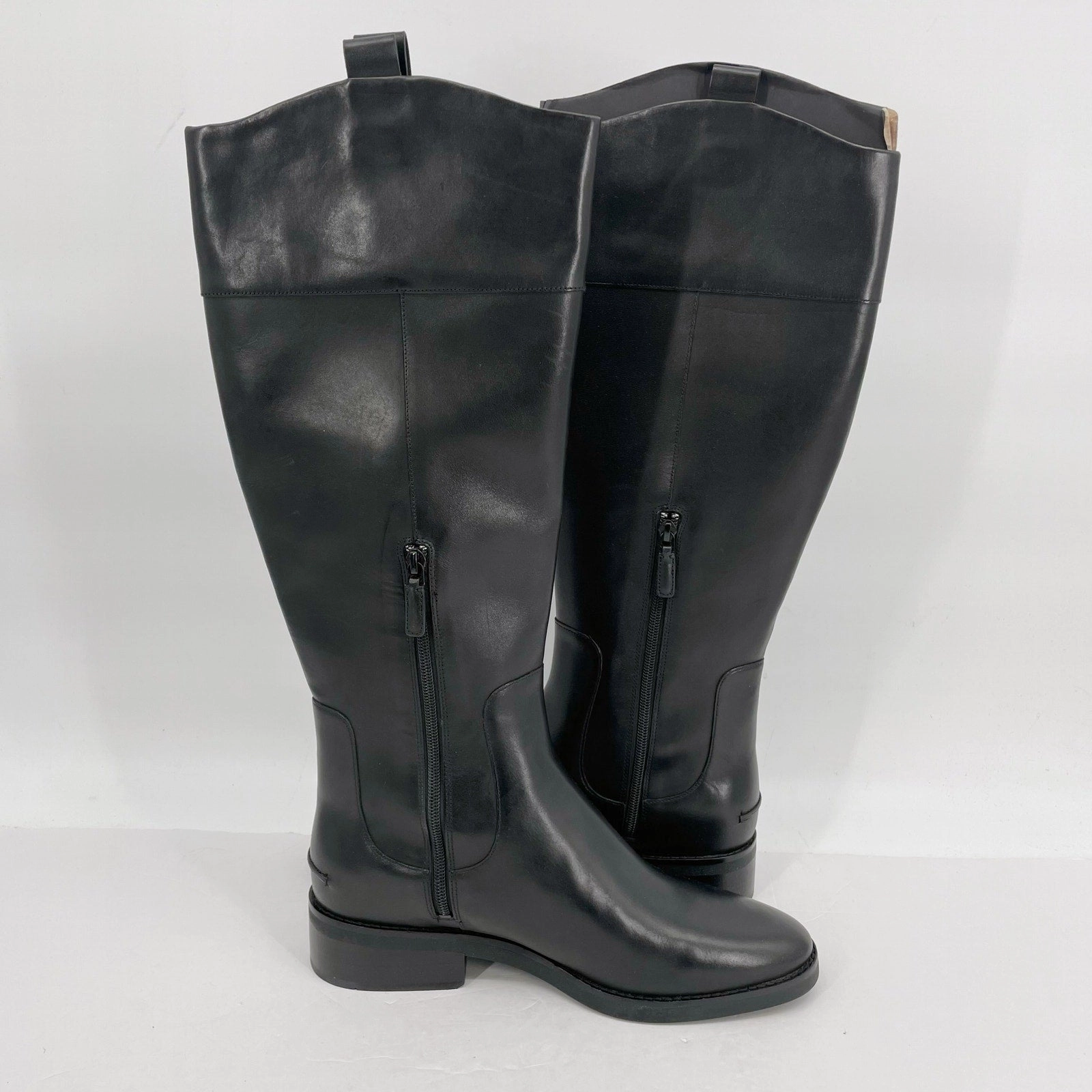 Cole Haan Womens Hampshire Knee High Boot US 6 B EU 36 Black Leather NIB 14 Inch Shaft Knee High Boots
