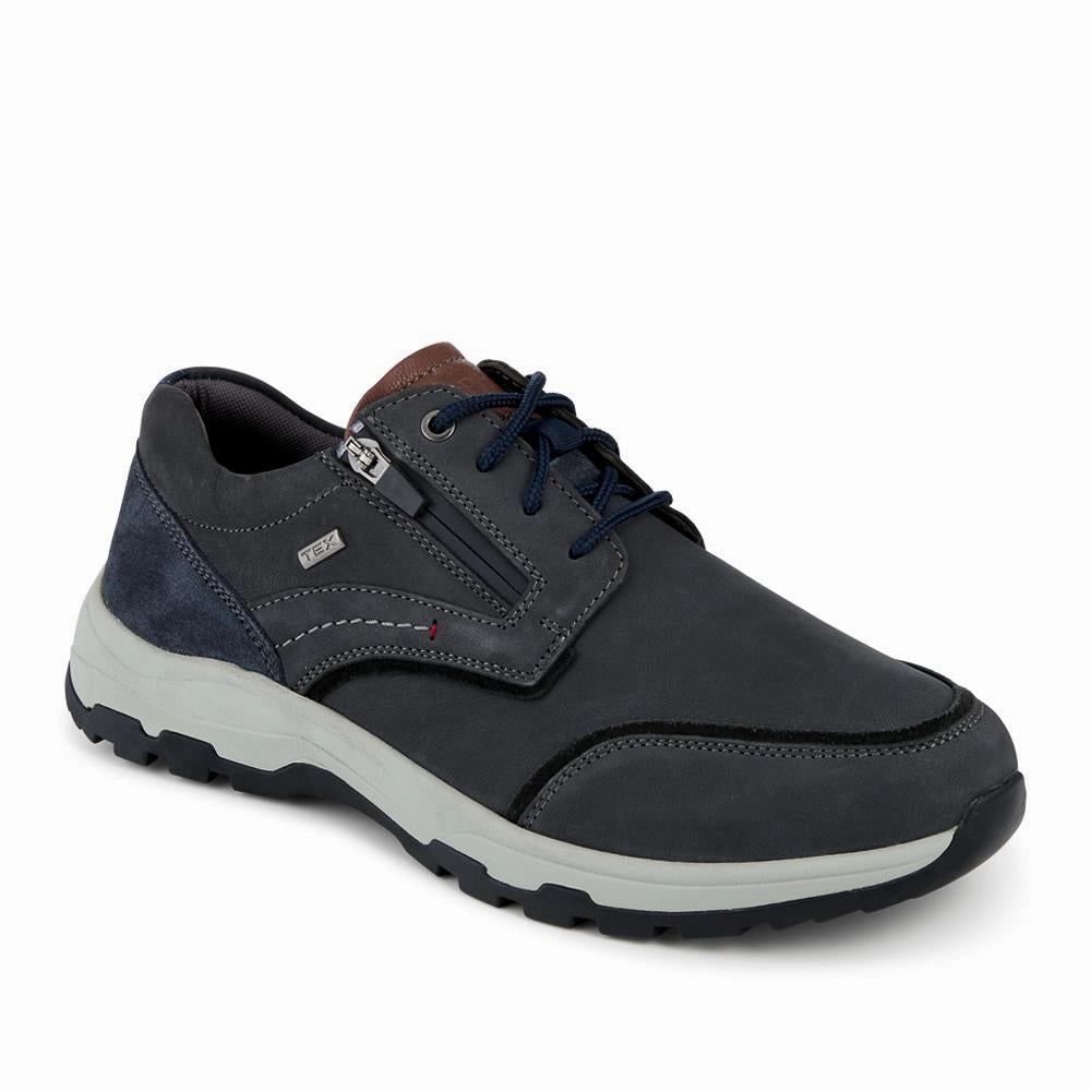 EasyFit Extra Wide Water Resistant Shoes - HUGH / 328 224 - Navy Ollies Rain Boots