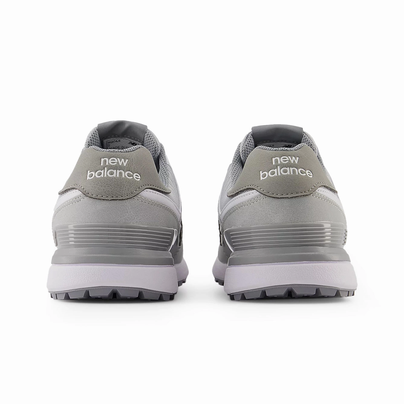 Leather Golf Shoe Bag Lightweight Golf New Balance 574 Greens v2 Spikeless Wide (EE) Golf Shoes - Light Grey