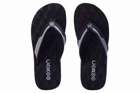 Flip Flops With A Small Heel Eeken EFBG2023 Black Lightweight Flip Flops For Men