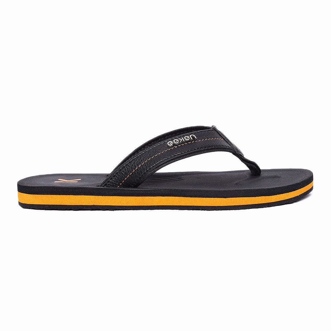 Eeken EFBGO2409 Black Lightweight Washable Dailywear Durable Flip Flops For Men Flip Flop High Heels