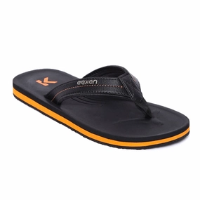 Flip Flops Ugly Feet Eeken EFBGO2409 Black Lightweight Washable Dailywear Durable Flip Flops For Men