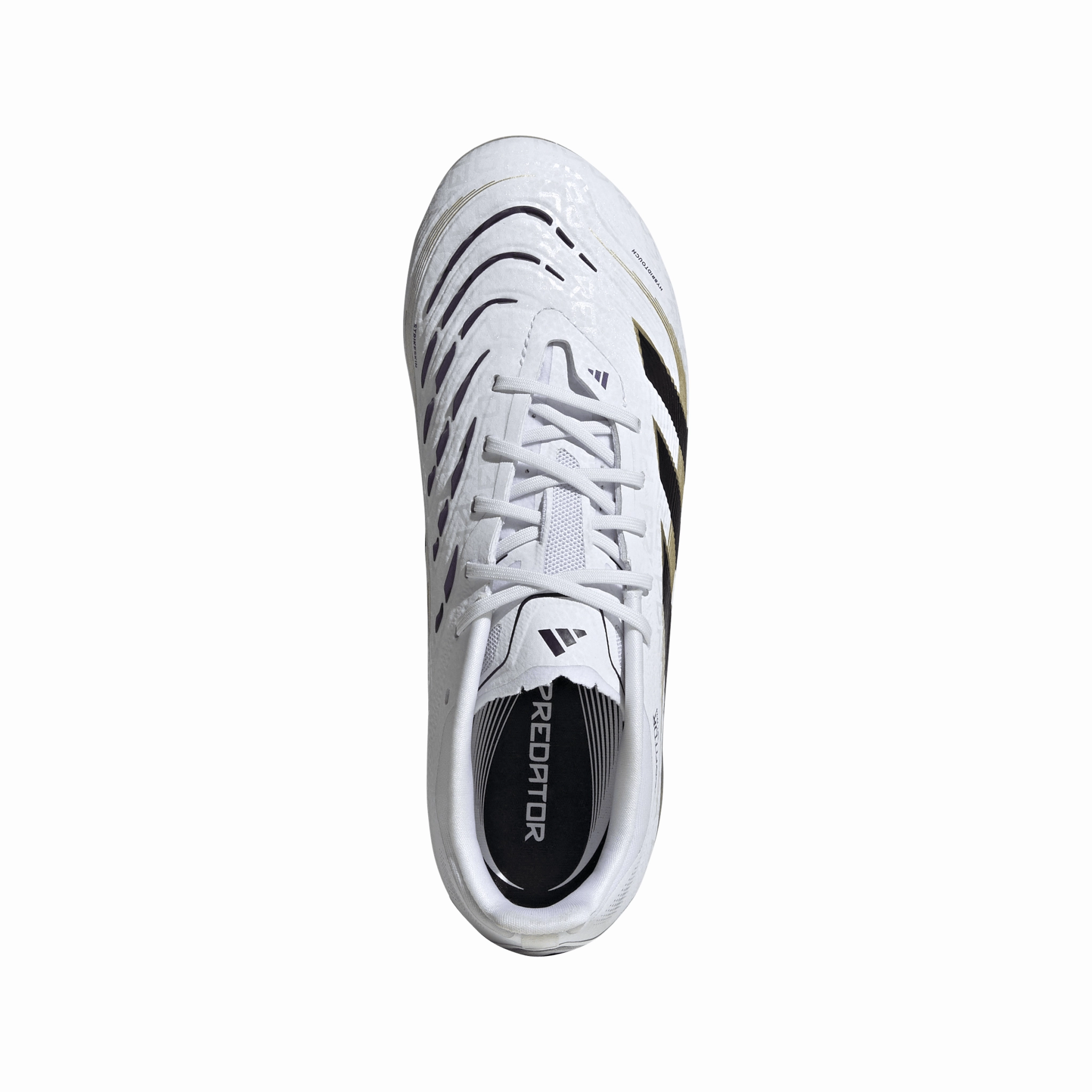 adidas Predator Elite Firm Ground Boots Kids White/Black Ag Cleats Soccer