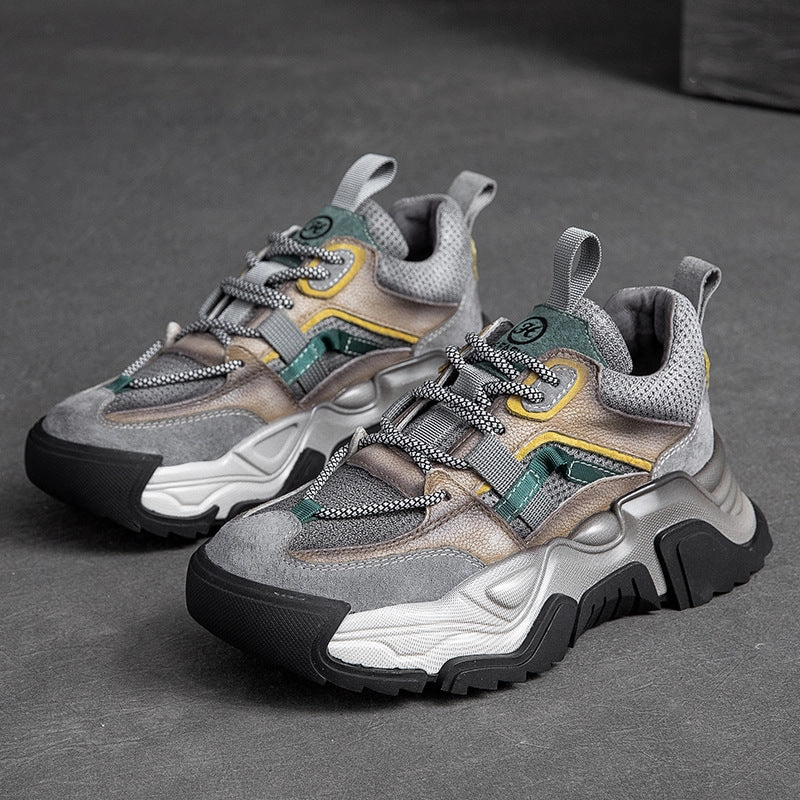 Kenneth Cole Sneakers Women Retro Patchwork Casual Platform Dad Sneakers