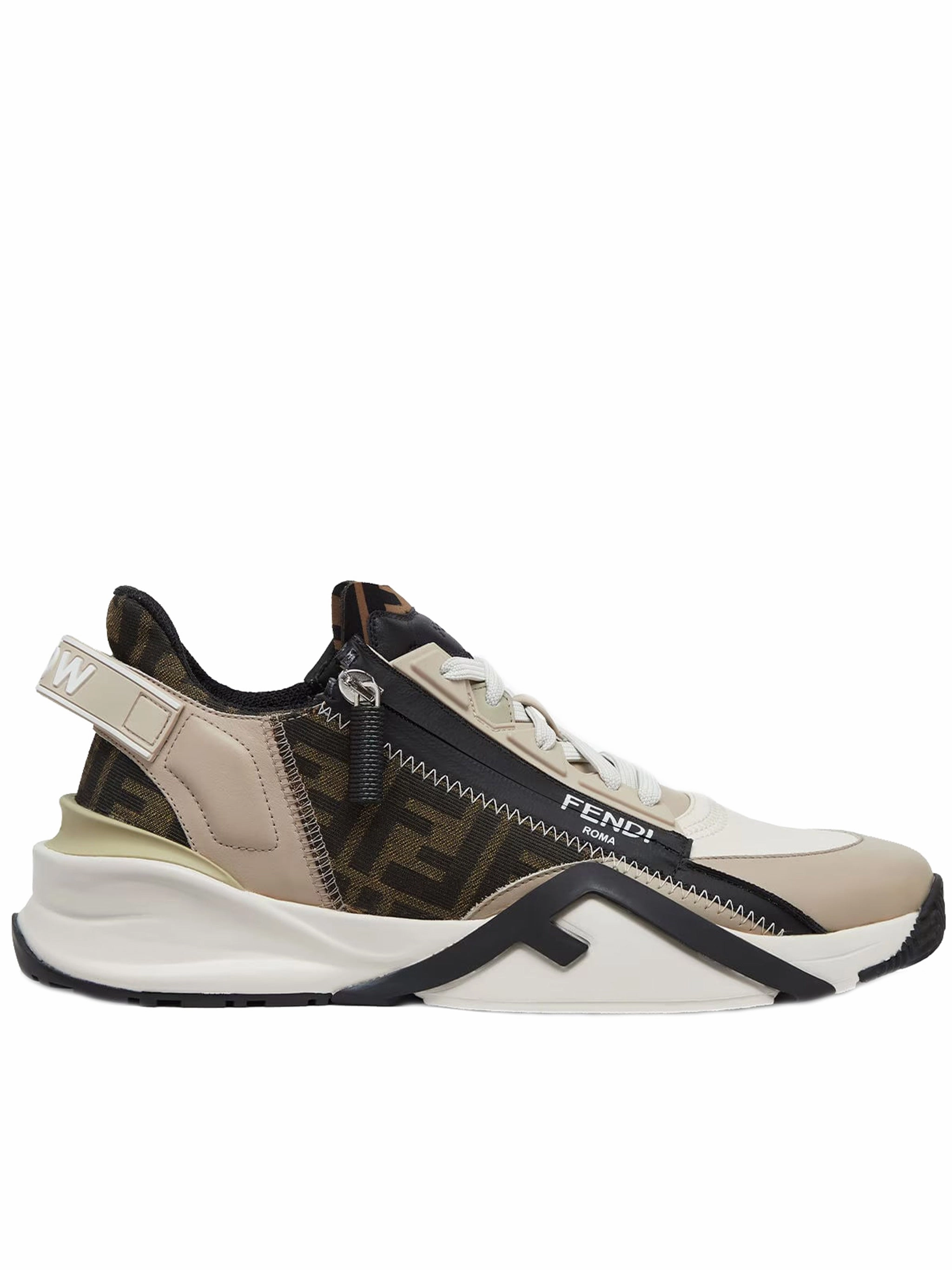 FENDI Luxury Leather Sneakers for Men - FW25 Edition Em Sneakers