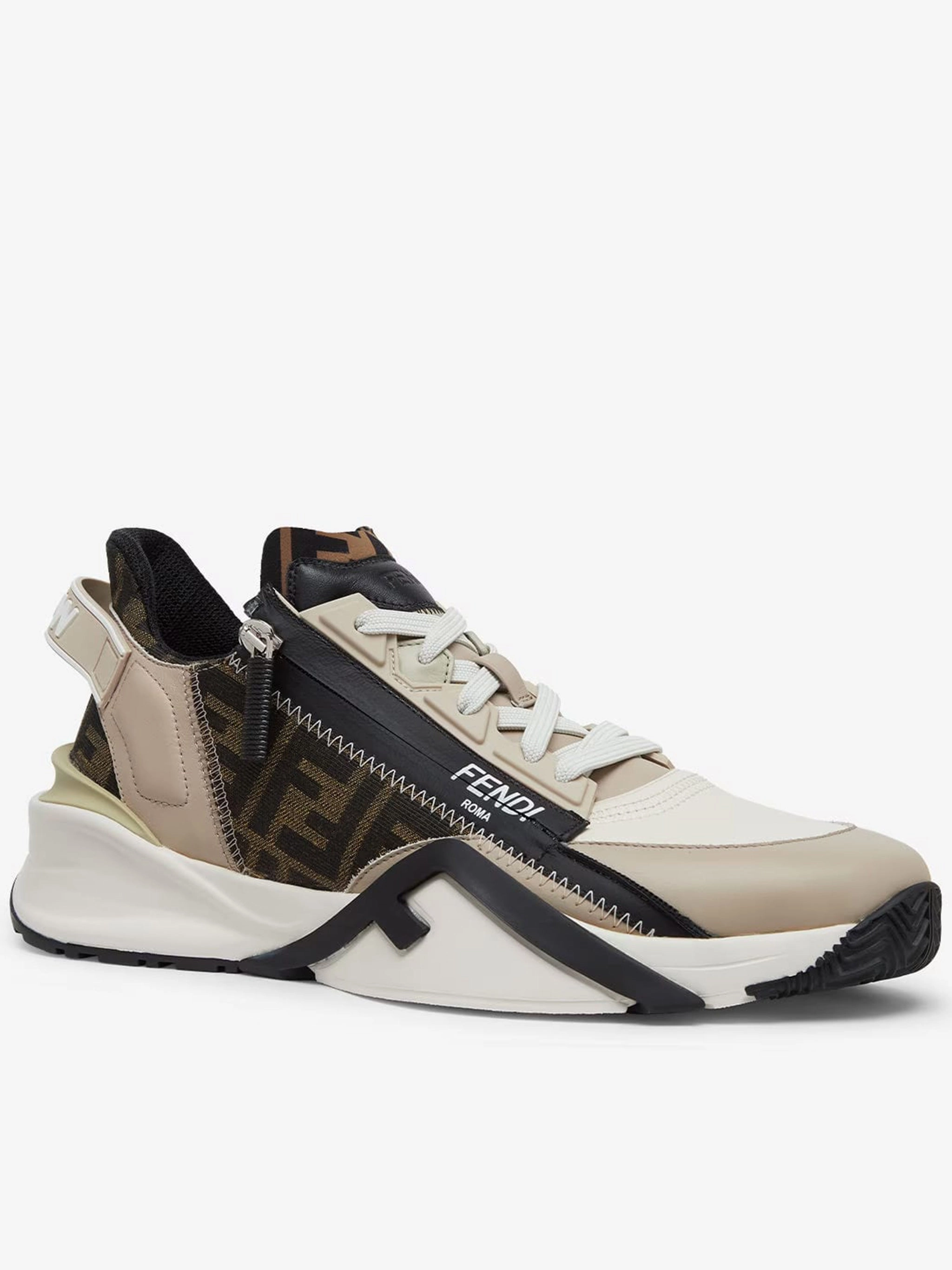 FENDI Luxury Leather Sneakers for Men - FW25 Edition Donald Trump Sneakers