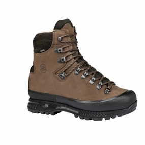 Hanwag Alaska Wide GTX | Erde Brown Ankle Boots Made In Spain