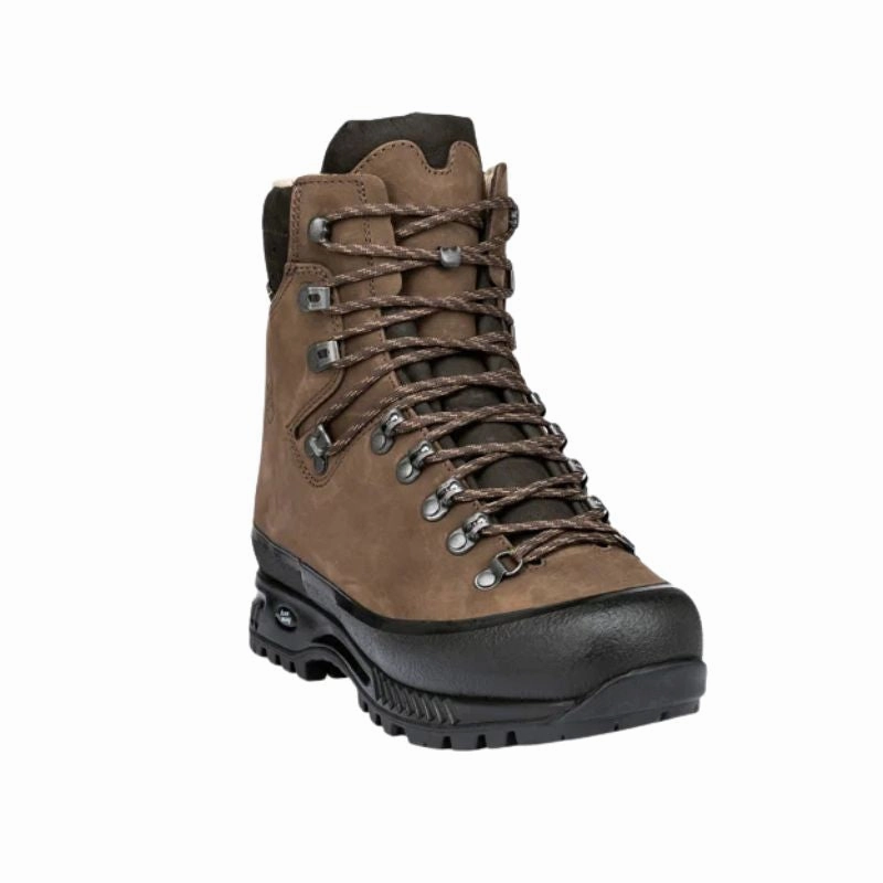 Hanwag Alaska Wide GTX | Erde Brown Round Toe Leather Ankle Boots