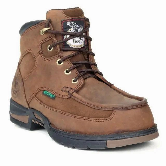Army Surplus Work Boots Georgia Athens 6-Inch Steel Toe Waterproof Work Boot G7603