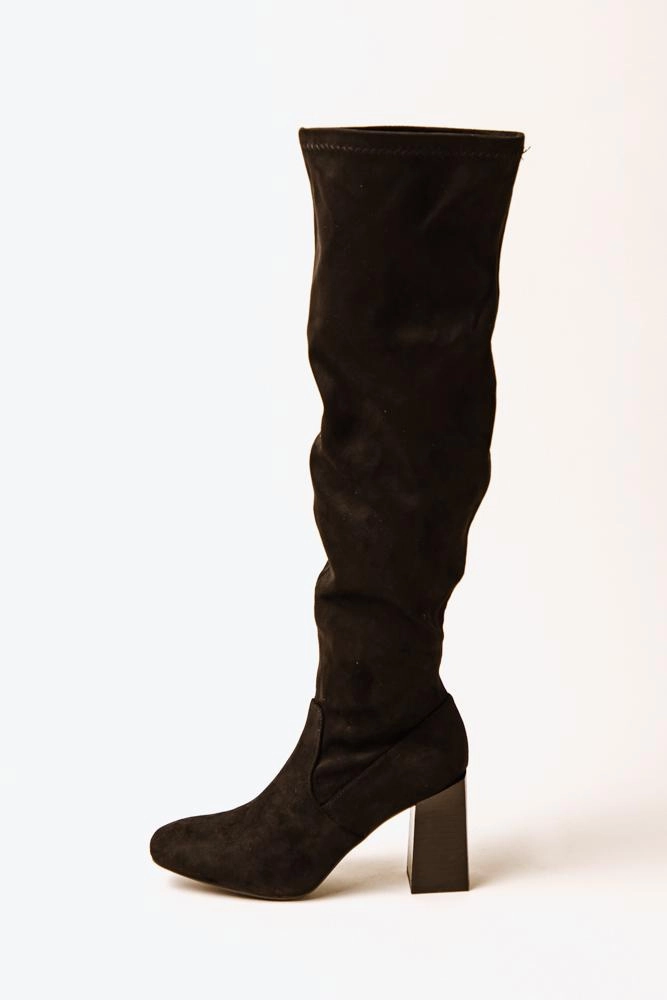 Koolaburra Knee High Boots Faye Knee High Boots in Black