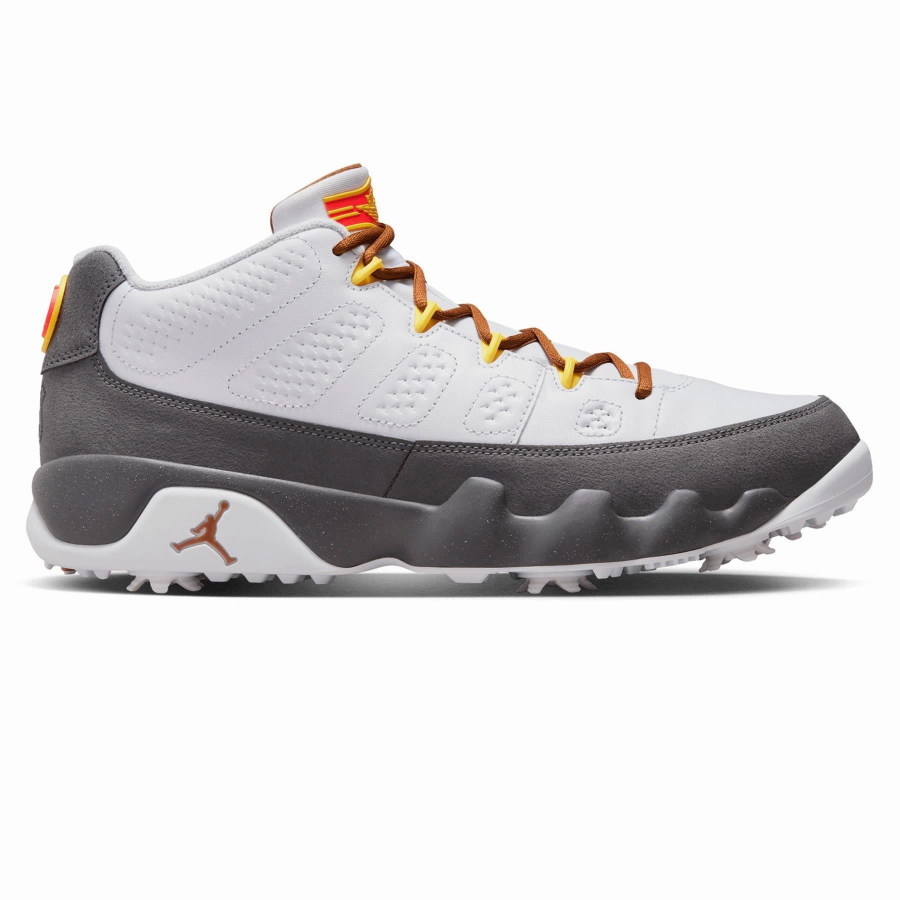 Golf Shoe Review Air Jordan 9 NRG Retro Golf Shoes White/University Gold/Cool Grey