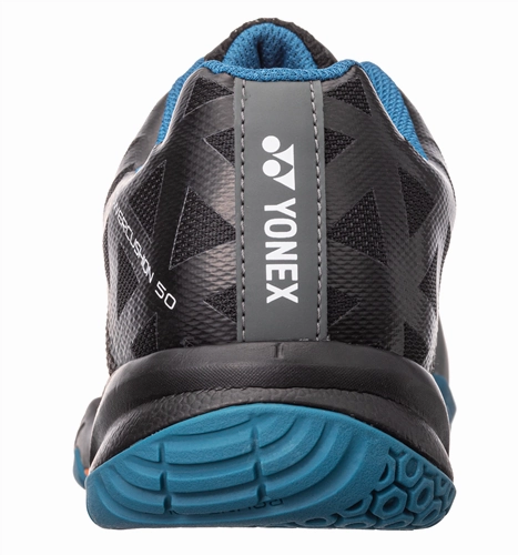 Yonex Power Cushion 50 Dark Grey/White/Blue Badminton Shoes Characteristics