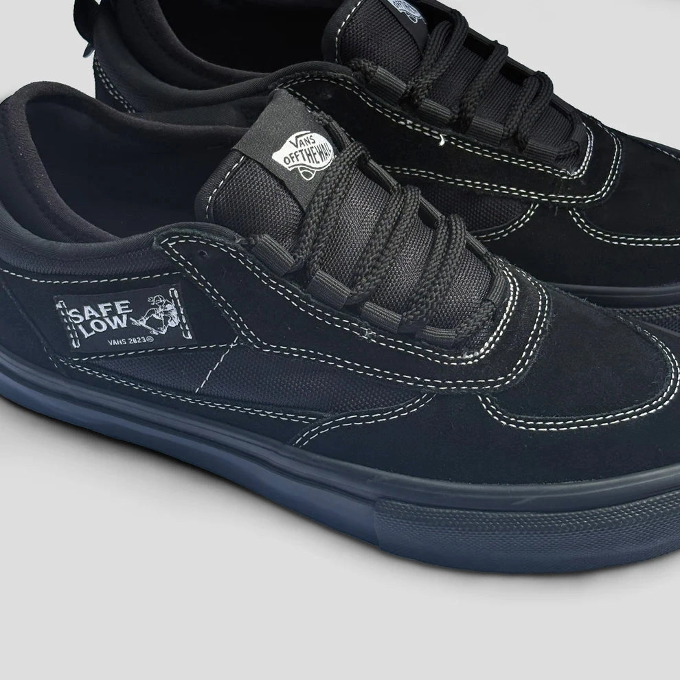 Sb Ishod Premium Skate Shoes Vans Skate Safe Low -(black/black)