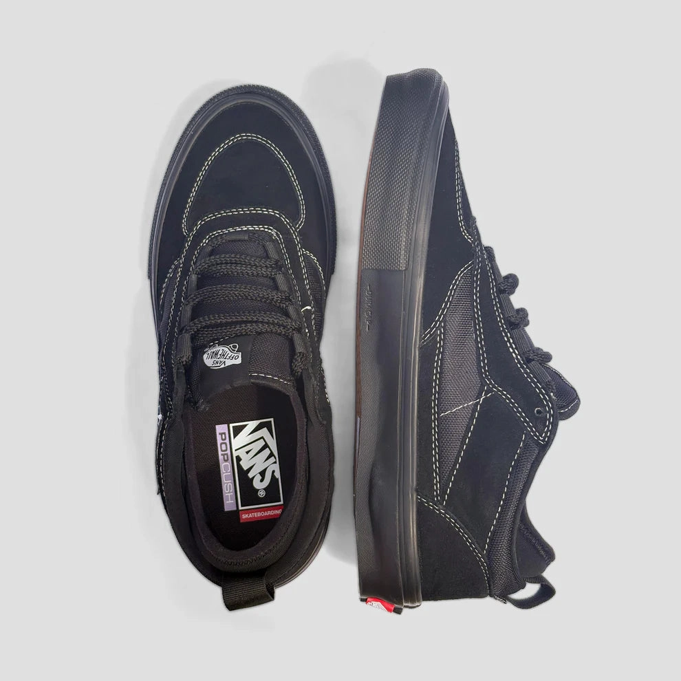 Vans Skate Safe Low -(black/black) Worn Skate Shoes