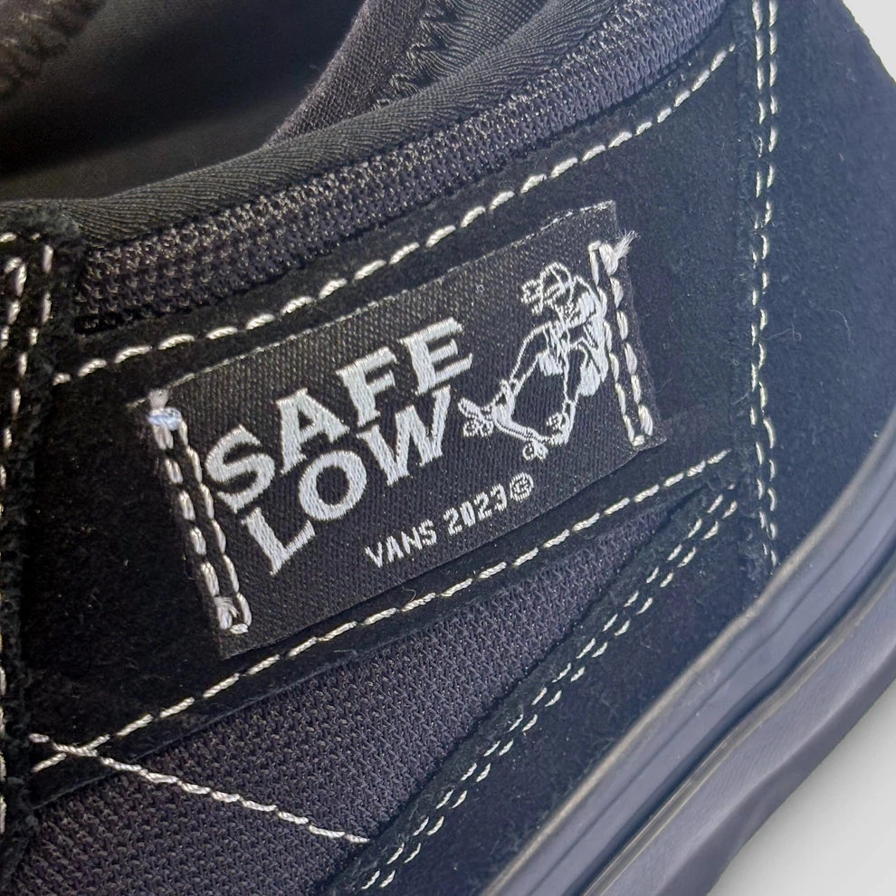 Vans Skate Safe Low -(black/black) Zoom Stefan Janoski Skate Shoes