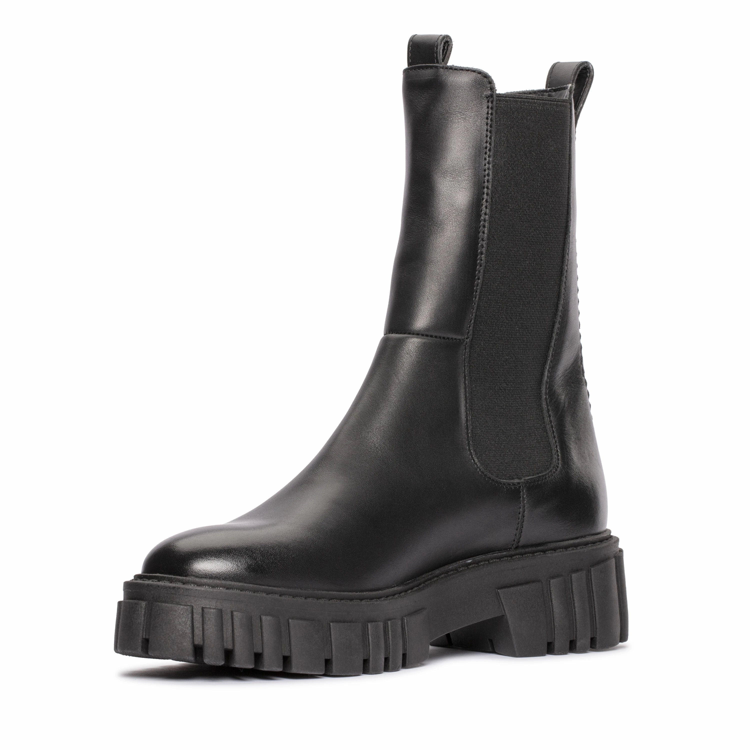 Chelsea Boots With Buckles CLARKS | BOOTS | WOMEN | PAGE TOP BLACK LEATHER | BLACK