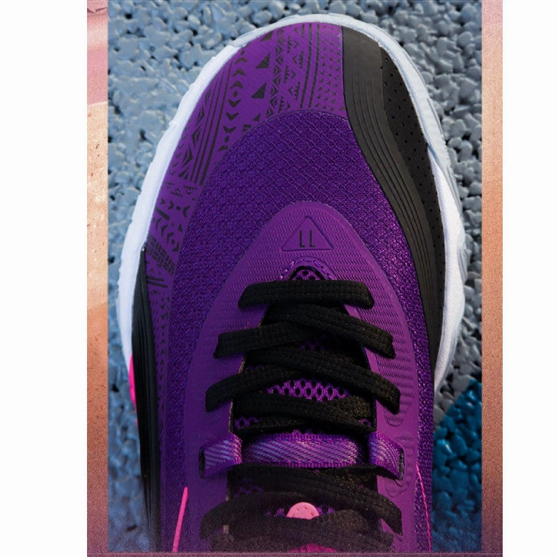 ANTA Men KAI TEAM 1 Basketball Shoes 1125A1122-3 -PURPLE/BLACK (Kasut Bola Keranjang Lelaki) Mercurial Zoom Vapor Elite Mds Fg Soccer Cleats