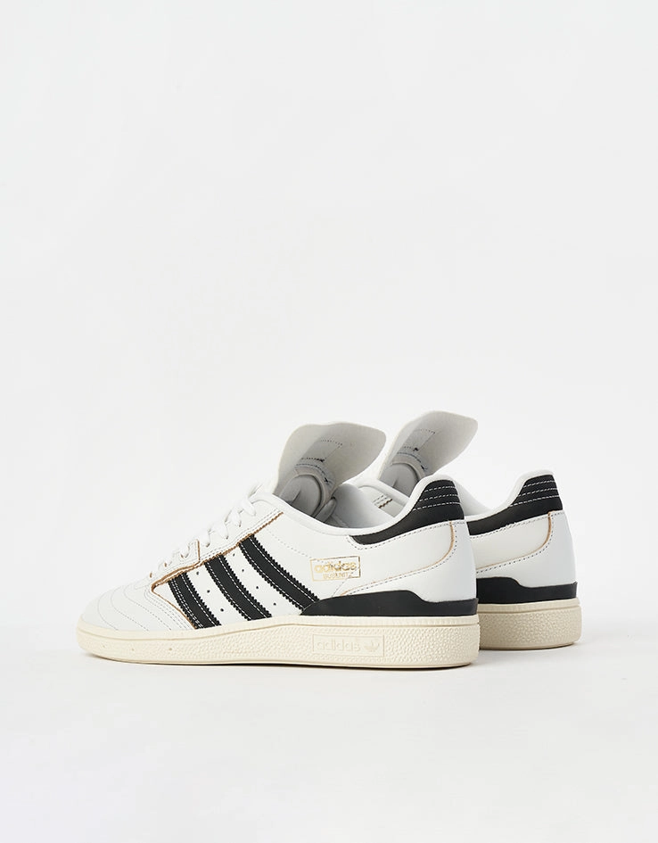 adidas Busenitz Skate Shoes - Crystal White/Core Black/Off White Fusion Skate Shoes