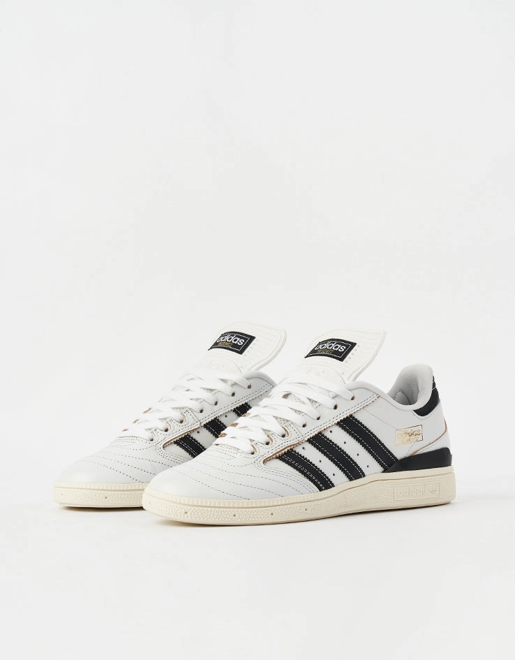 adidas Busenitz Skate Shoes - Crystal White/Core Black/Off White Skate Shoes Cheap