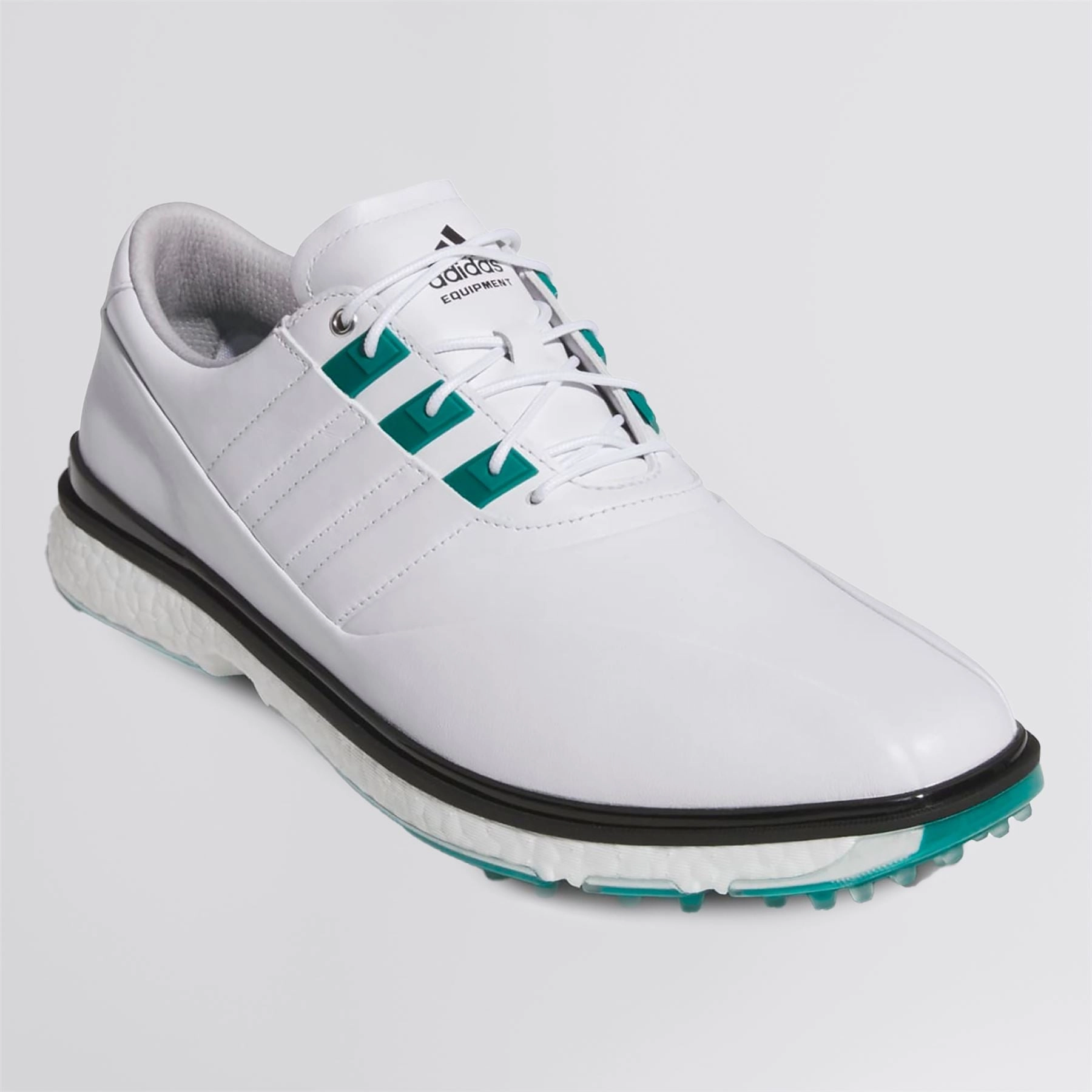 Spike Vs Spikeless Golf Equipment 93 Spikeless Golf Shoes Footwear White/Equipment Green/Core Black