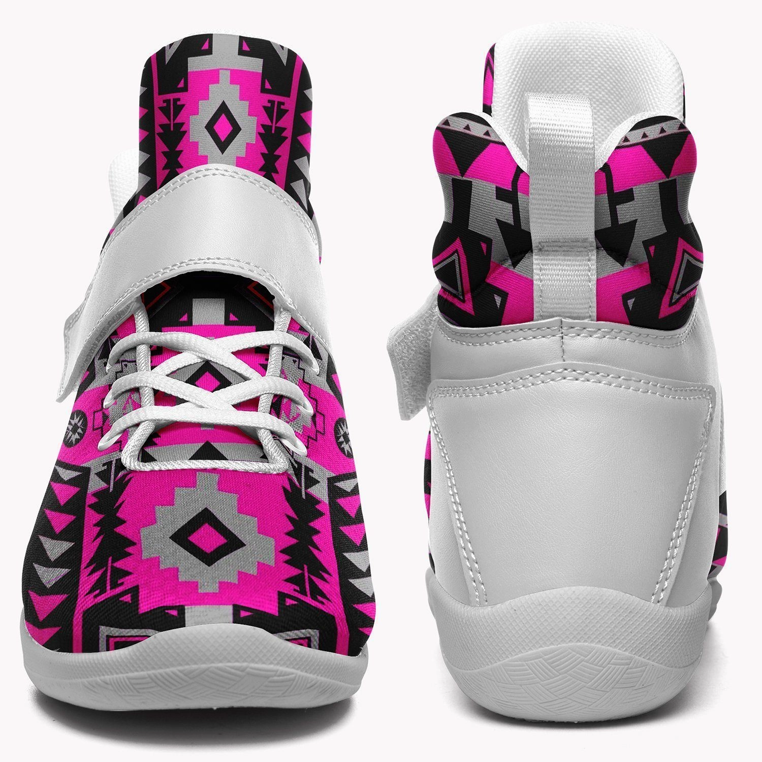 Cancer Basketball Shoes Chiefs Mountain Sunset Ipottaa Basketball / Sport High Top Shoes - White Sole