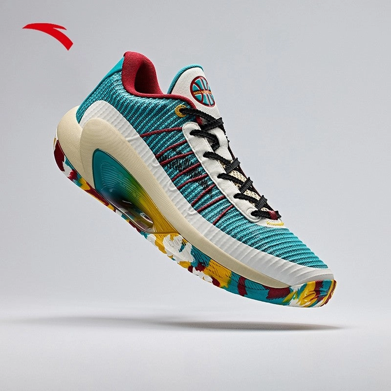 ANTA Men SUJUE Basketball Shoes 1124C1603Q-6 -Quite Green/Ivory White/Chilli (Kasut Bola Keranjang) Zoom Mercurial Vapor Turf Soccer Cleat