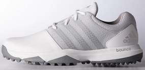 ADIDAS 360 TRAXION GOLF SHOES WHITE/SILVER/SILVER WIDE WIDTH Golf Galaxy Golf