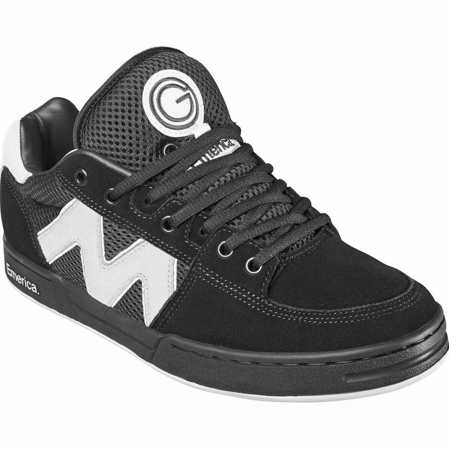 Zoom Air Skate Shoes Emerica OG-1 Black / White Shoes