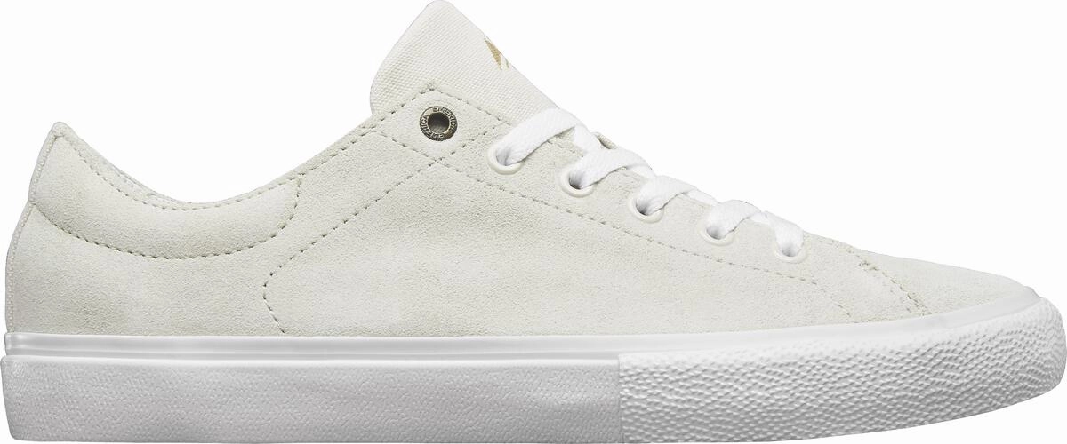 Emerica Omen- Lo White Filament Skate Shoes