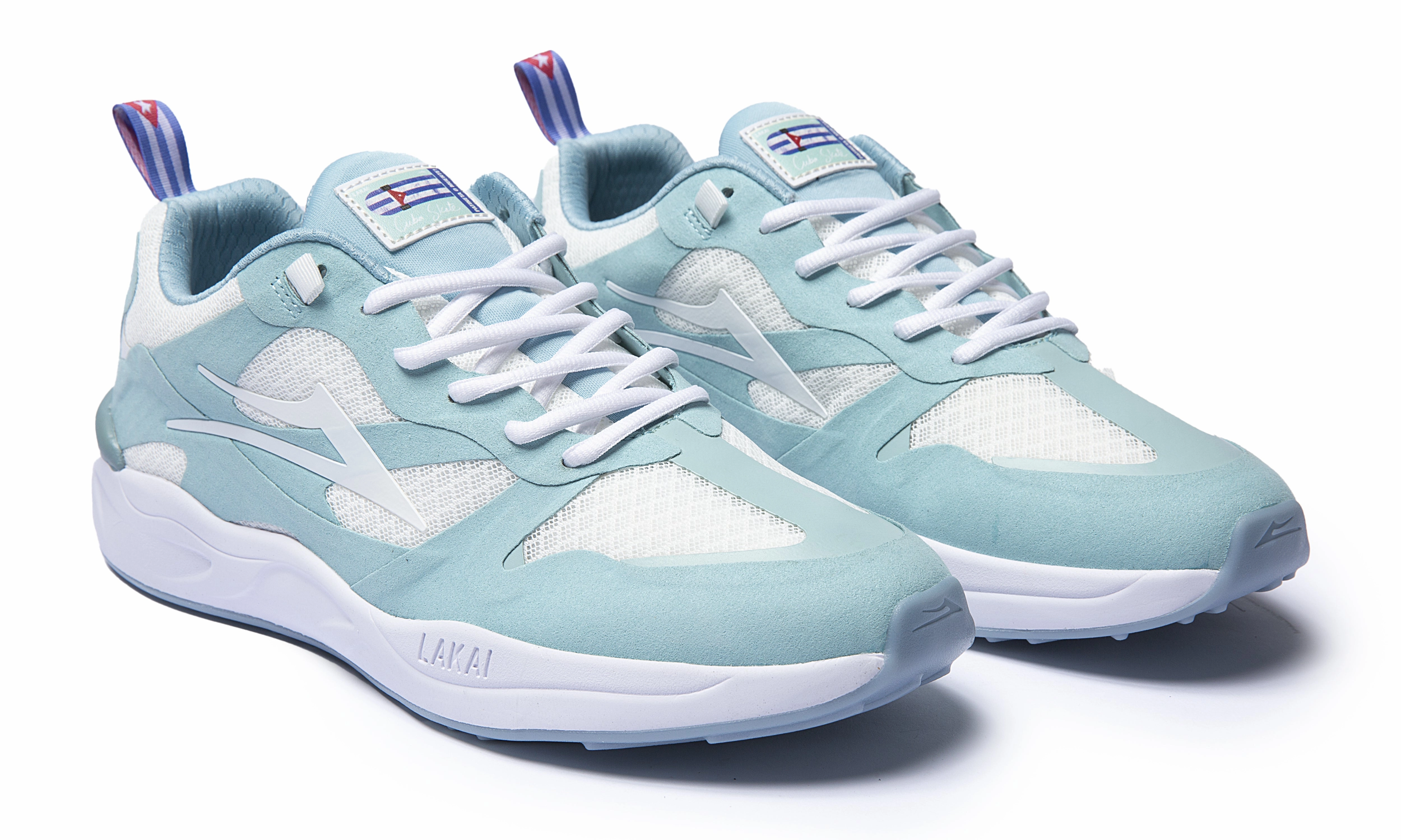 Lakai Skateboard Shoes x Cuba Skate Collection Evo 2.0 Mint Suede Chuck Taylor Skate