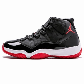 Non Leather Basketball Shoes Nike Air Jordan XI Bred AJ 11 Women''s Laceup Comfortble Lifestyle Shoes,Women's  Sneakers Basketball Shoes 378037 010