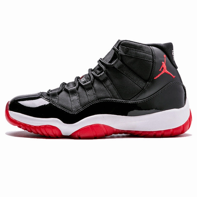 Nike Air Jordan XI Bred AJ 11 Women''s Laceup Comfortble Lifestyle Shoes,Women's  Sneakers Basketball Shoes 378037 010 Lockdown 7 Basketball Shoes