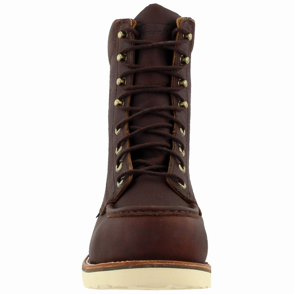 Edge Walker 8 Inch Waterproof Nano Composite Toe Lace Up Wedge Boots Durashock Work Boots