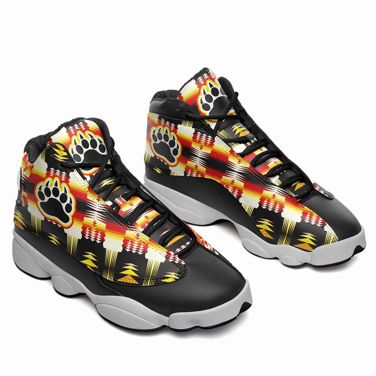 Women's High Top Basketball Shoes Ankle Support Medicine Wheel Sage Bearpaw Isstsokini