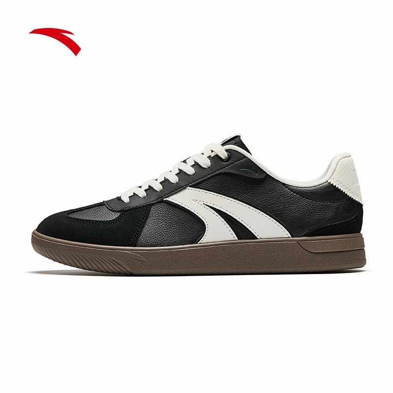 ANTA Men X-game shoes Skateboard shoes 912518009-2 -Black/ White (Kasut Kasual Lelaki) Buy Designer Sneakers