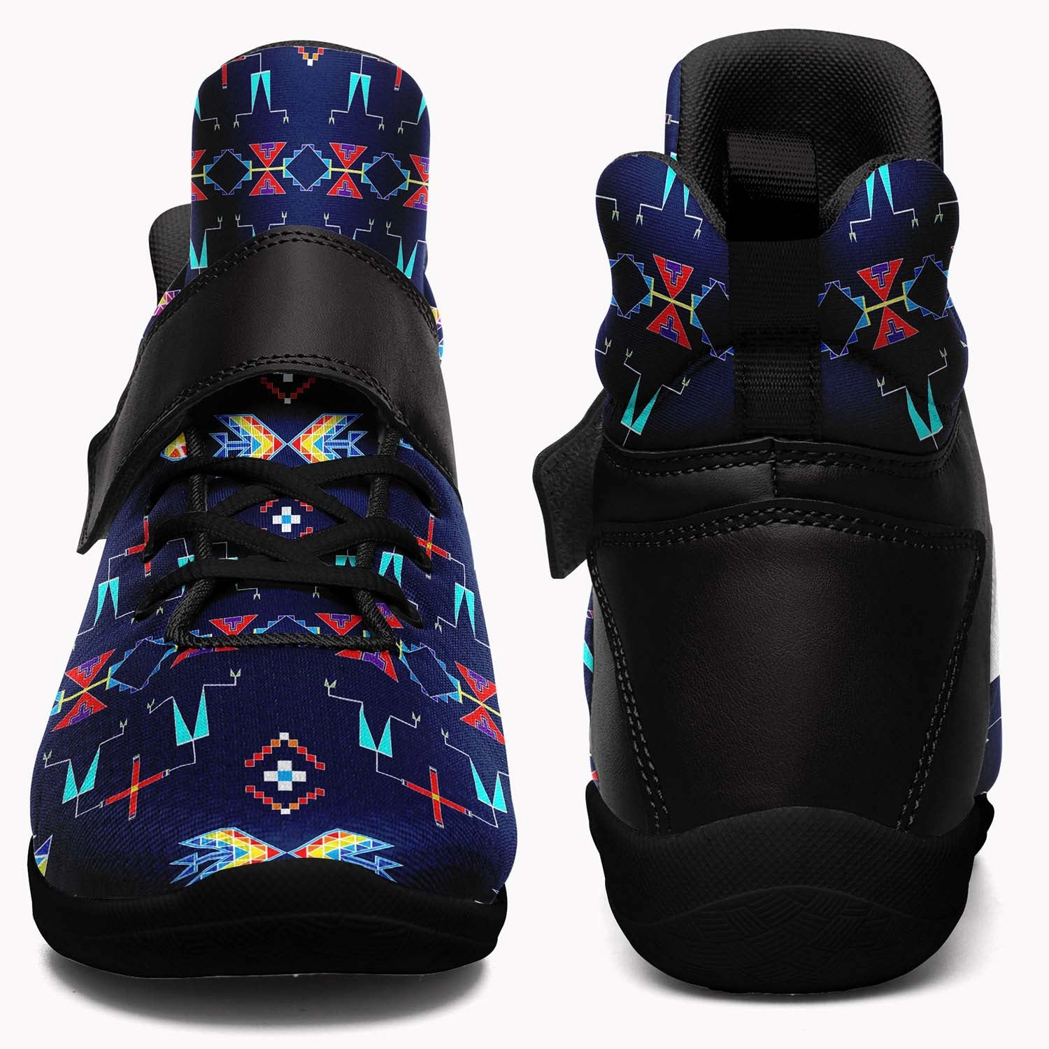 Giannis Immortality 3 Basketball Shoes Rainy Chief Rainbow Night Lake Ipottaa Basketball / Sport High Top Shoes - Black Sole
