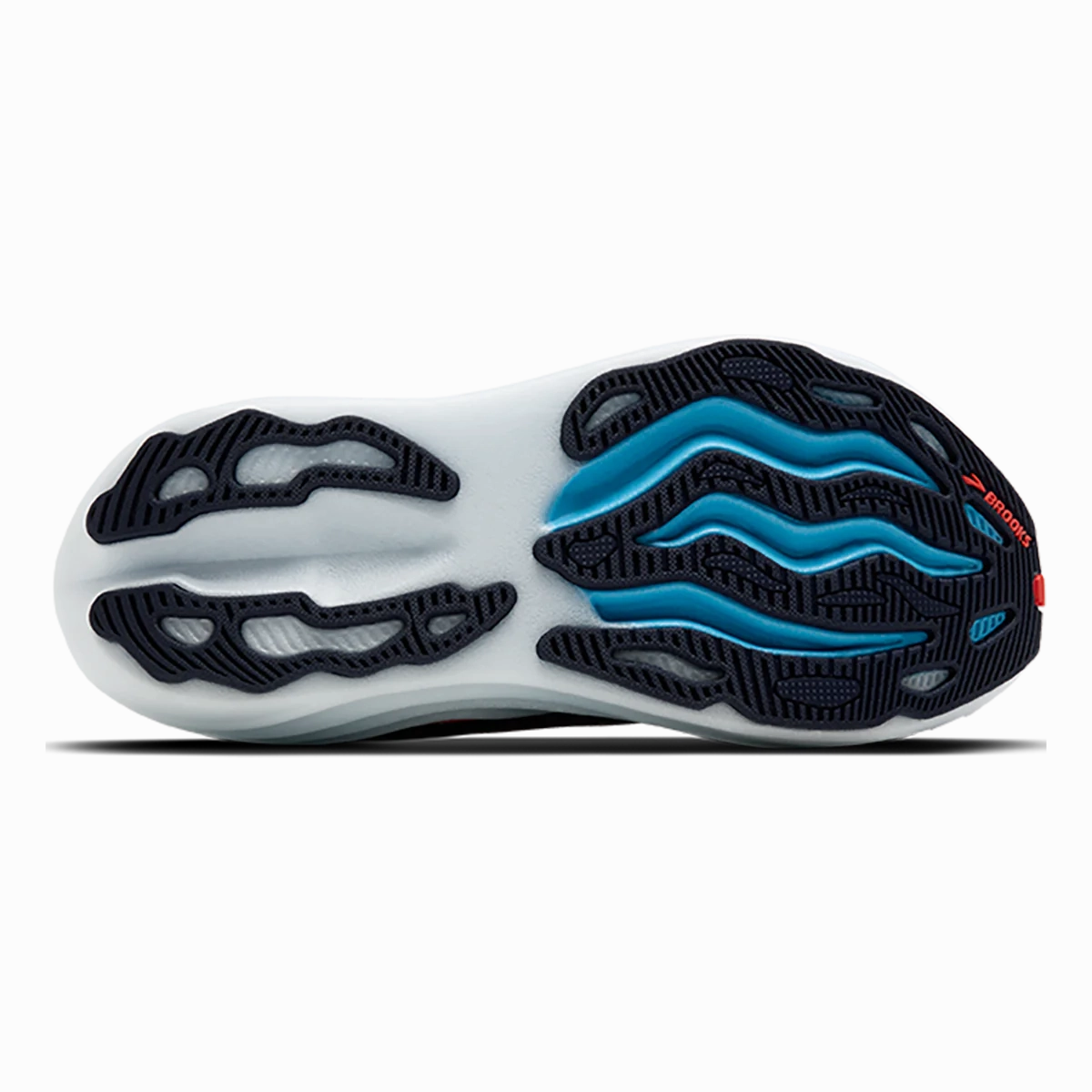 Women's Brooks Glycerin Max - Peacoat/Blue Ribbon/Hot Coral Ankle Boots With Wide Leg Pants