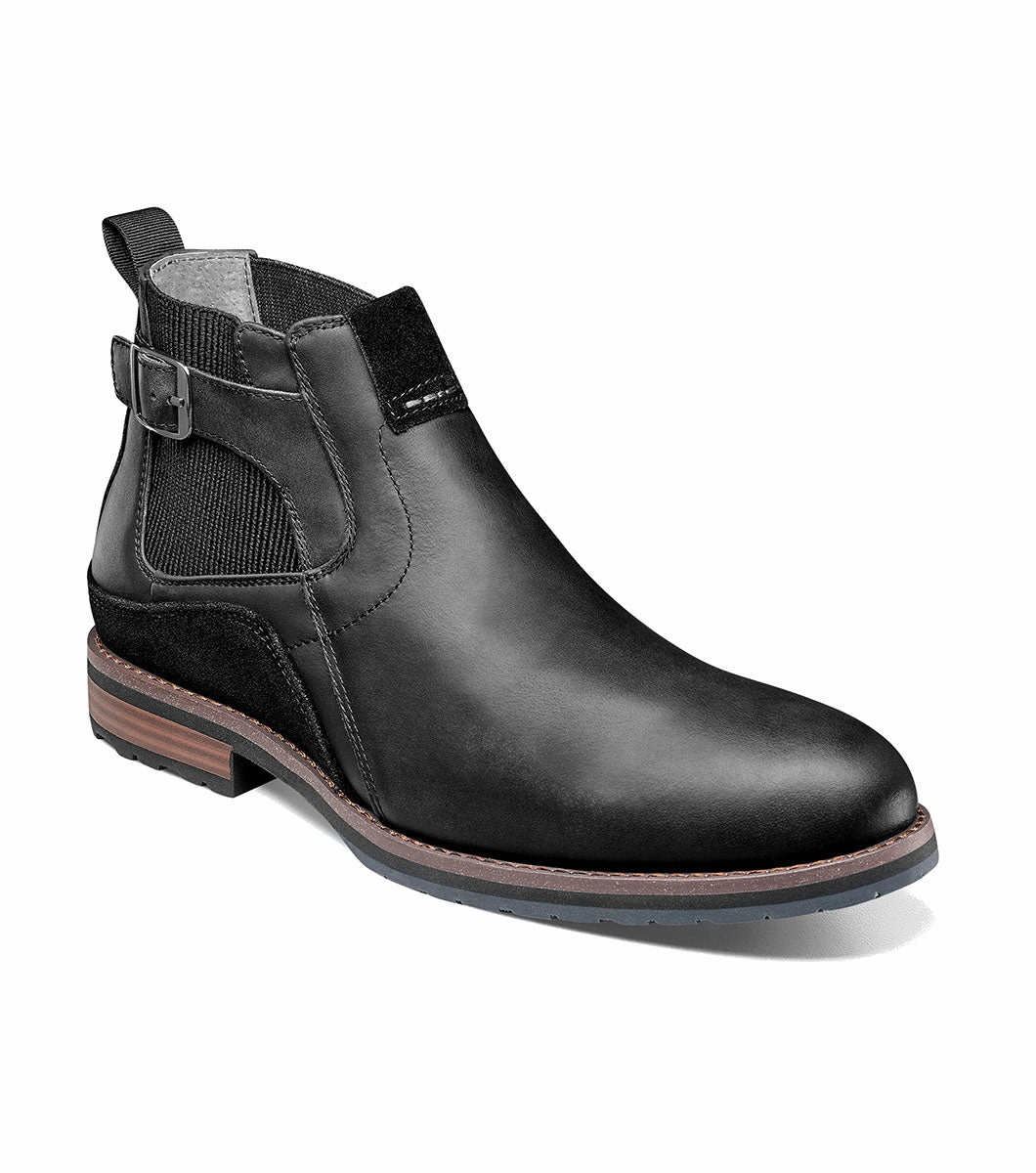 Crocodile Leather Chelsea Boots Stacy Adams Men's Oskar Plain Toe Chelsea Boot - Black