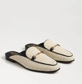 Heels Mules Shoes Women's Linnie Linen Raffia Mules In Beige