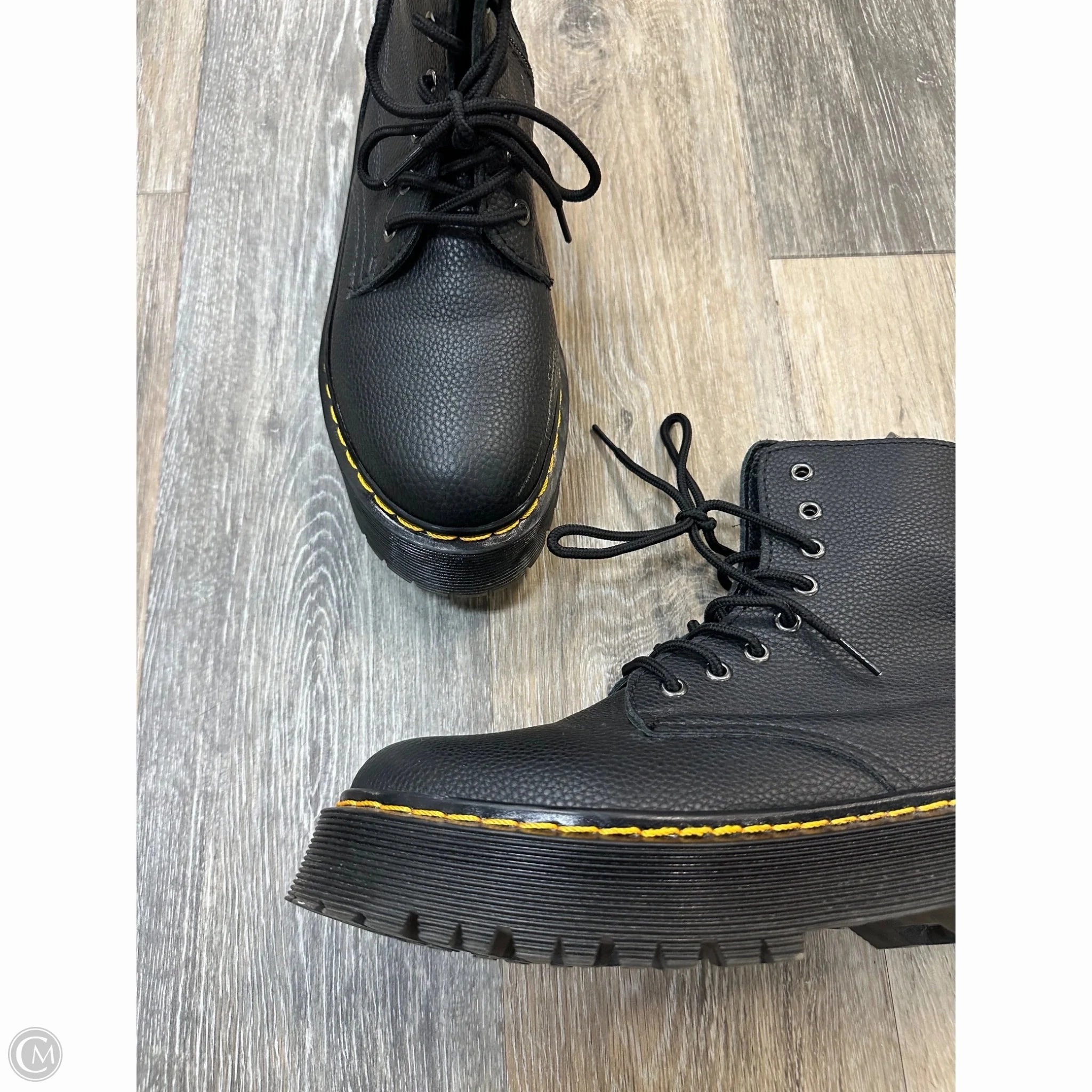 Boots Combat By Dr Martens In Black, Size: 11 Combat Boots And Tights