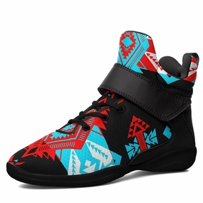 Reverse Grinch Basketball Shoes Sovereign Nation Trade Ipottaa Basketball / Sport High Top Shoes - Black Sole