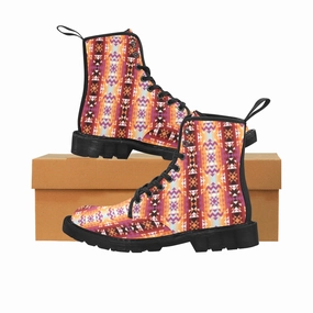 So Finley Combat Boots Heatwave Boots for Women (Black)