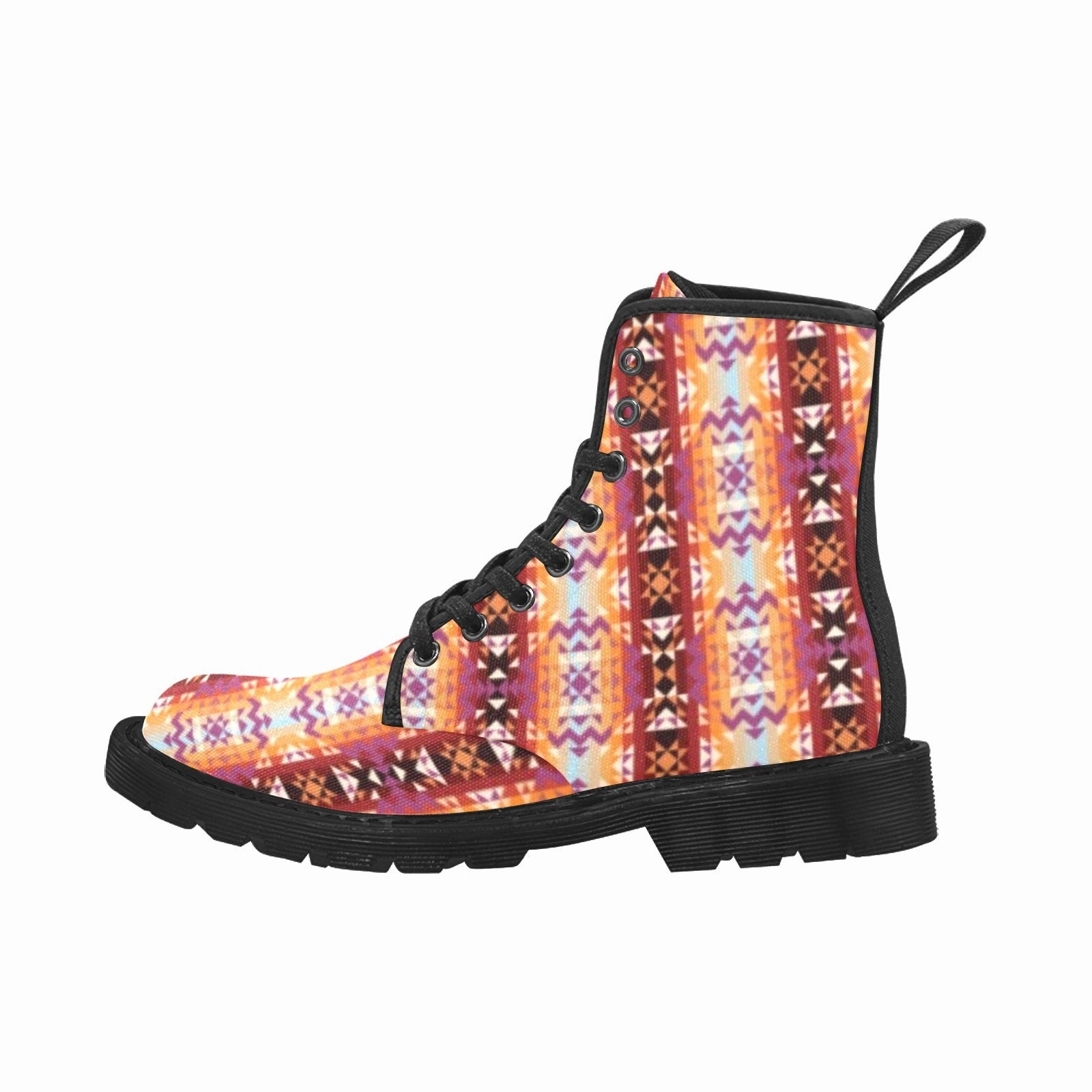 Heatwave Boots for Women (Black) Combat Boots Streetwear