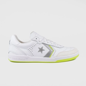 Soccer Cleats For Severs Disease Converse Cons - Louie Lopez 2 OX Shoes - White / White / Volt