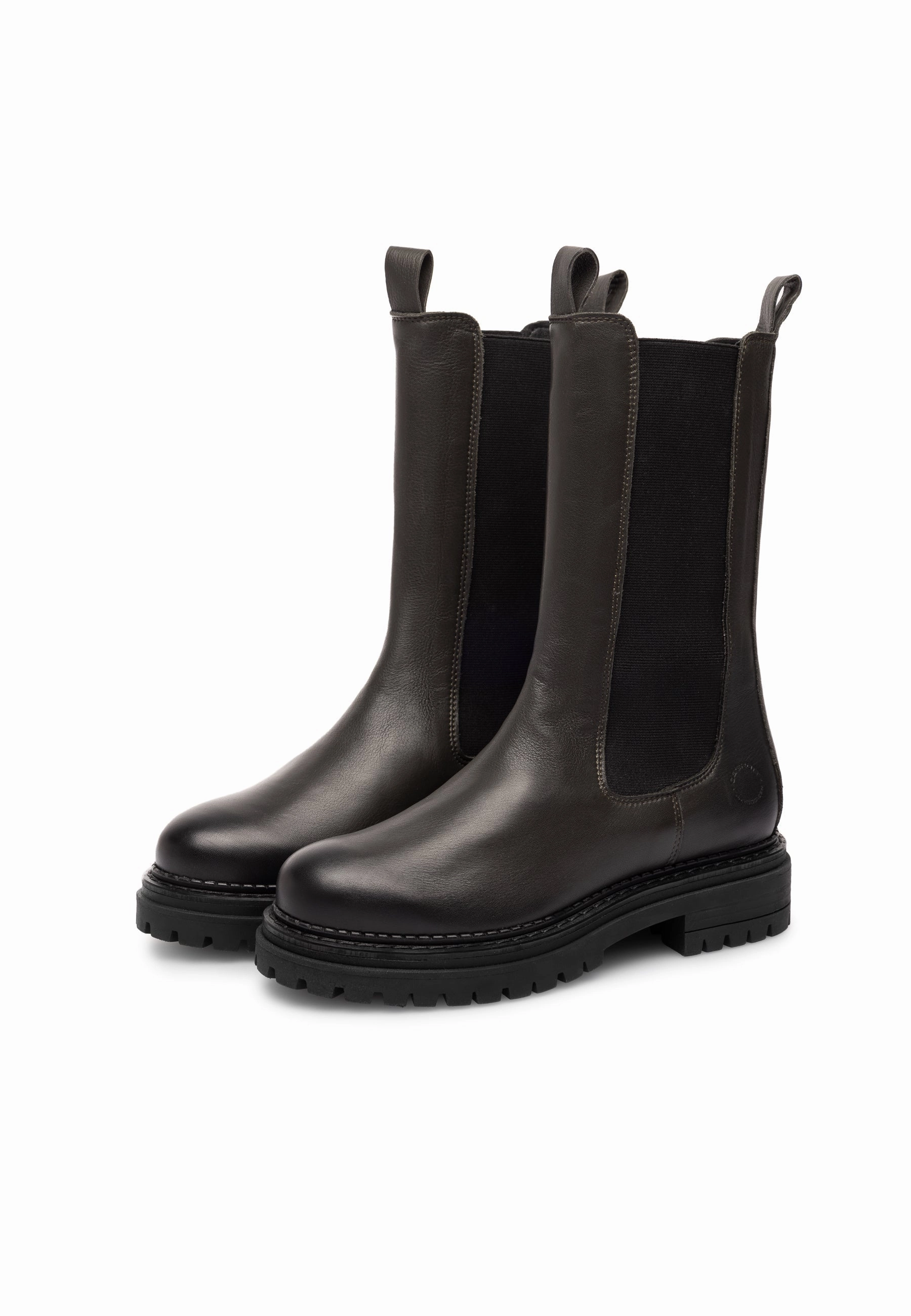 Shoe Zone Chelsea Boots Cashannah Olive High Chelsea Boot