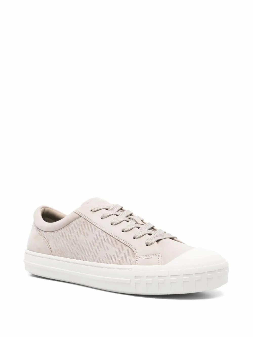 FENDI Domino Sneaker with Rubber Box Sole 24. NULL