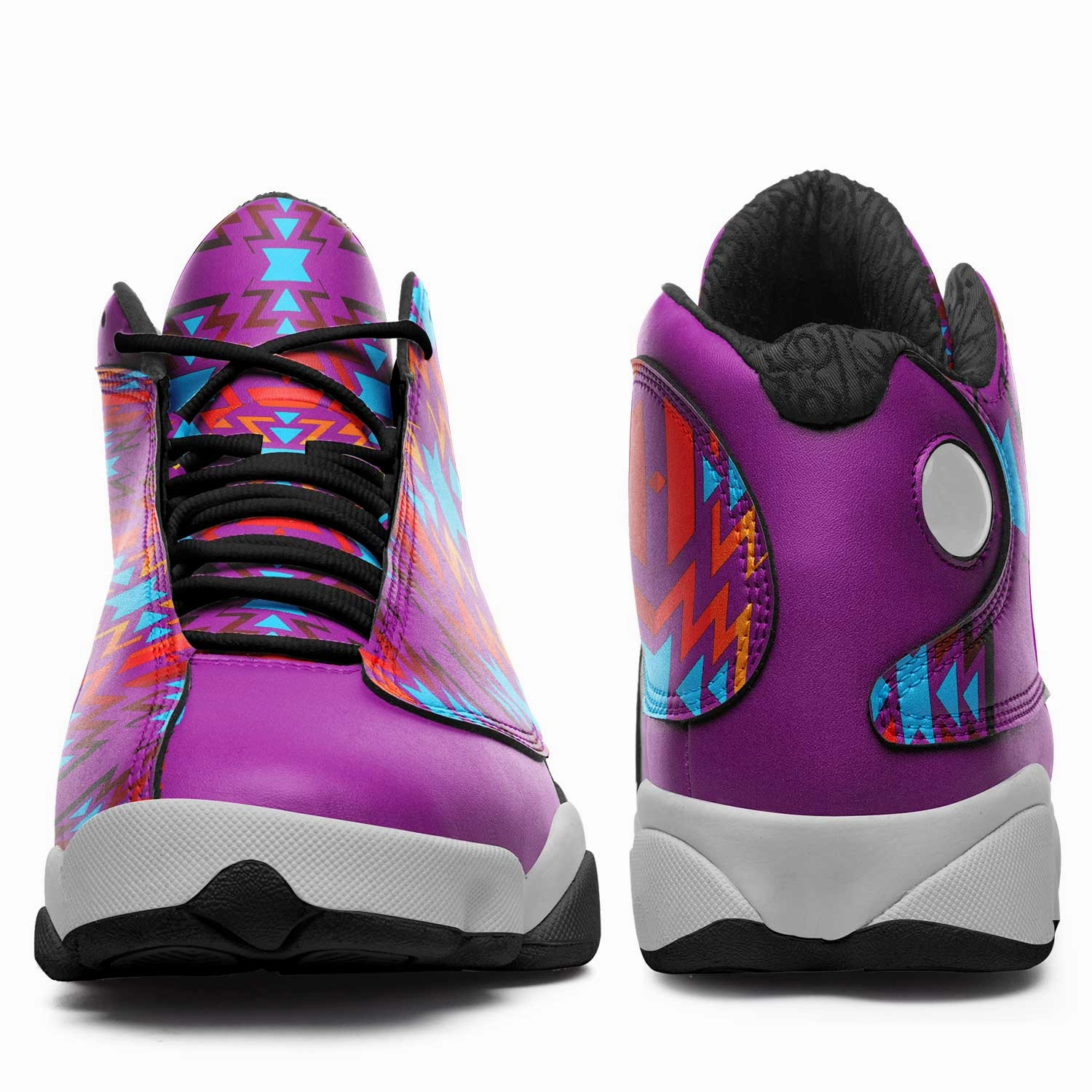 2013 Best Basketball Shoes Fire Colors and Turquoise Purple Isstsokini