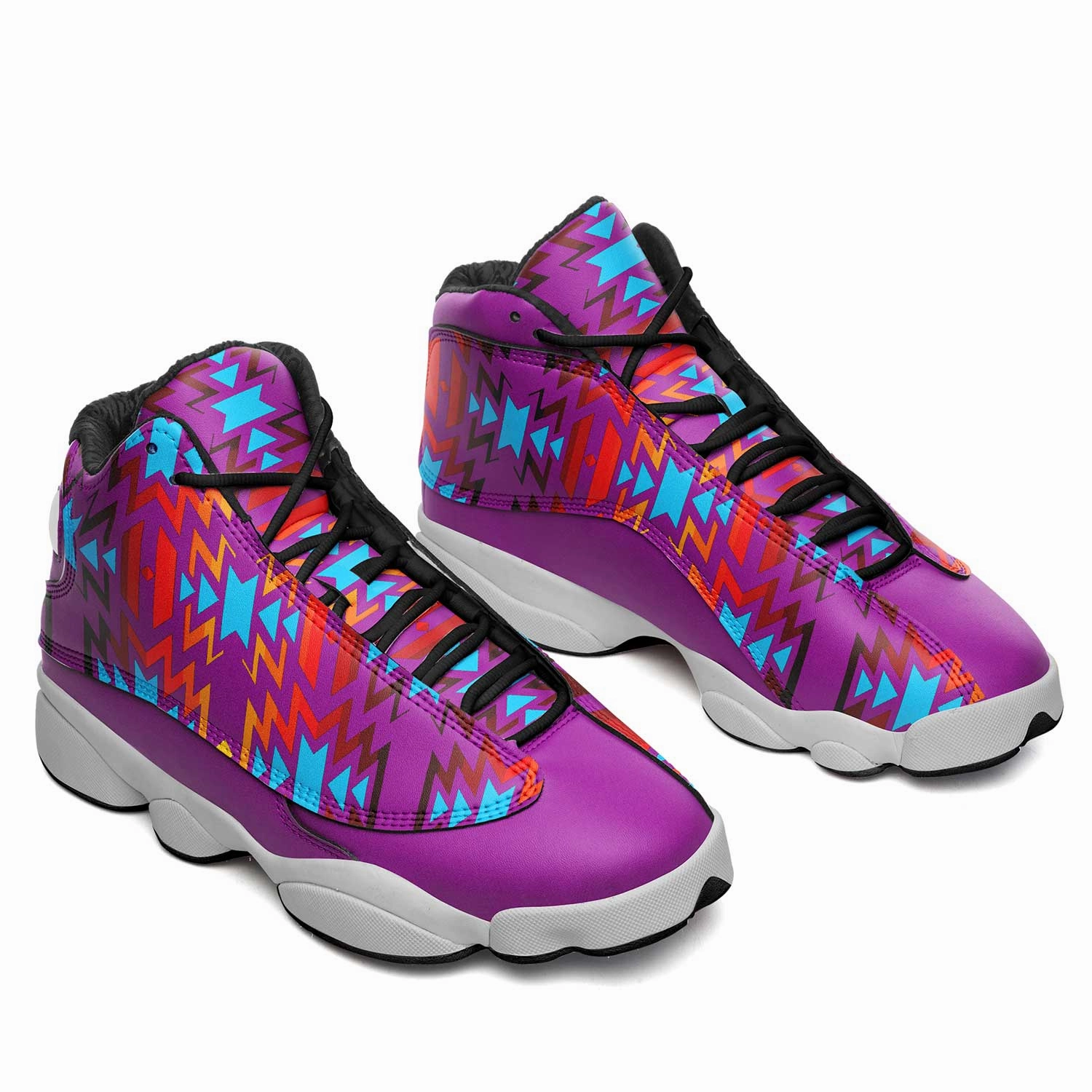Fire Colors and Turquoise Purple Isstsokini Basketball Shoes Ranking 2024